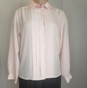 David Matthew Pink size 16 blouse
